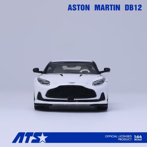 Aston Martin DB12 Pearl White – ATS Model 1:64 ATS881301