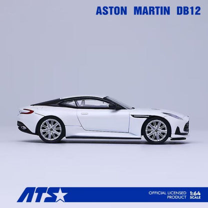 Aston Martin DB12 Pearl White – ATS Model 1:64 ATS881301