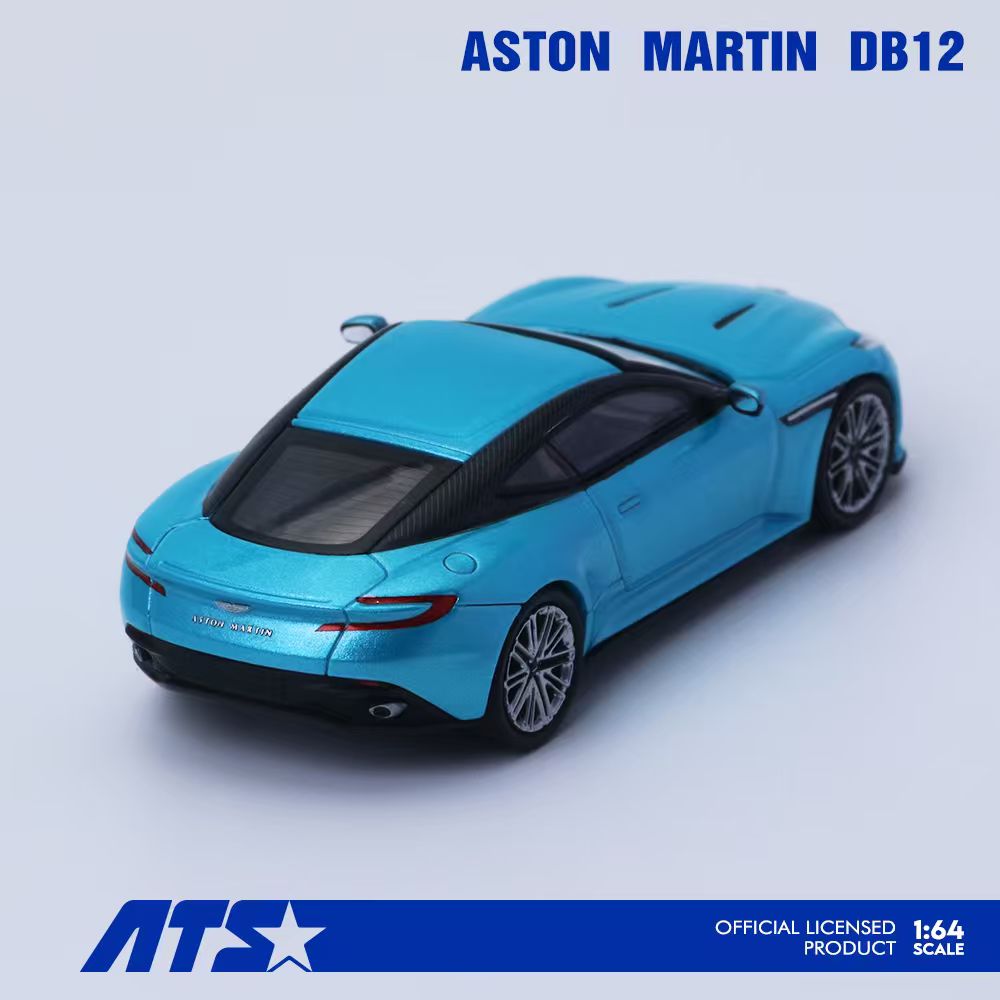 Aston Martin DB12 Tiffany Blue 1:64 – ATS Model ATS881302