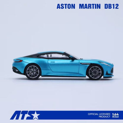 Aston Martin DB12 Tiffany Blue 1:64 – ATS Model ATS881302