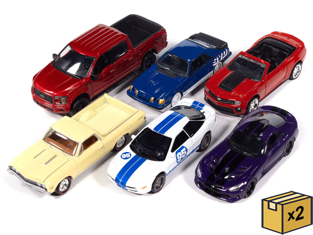 Auto World Deluxe 2-Pack 2026 Release 1A Complete Set – 6 Cars – 1:64 – AW2PK008-A