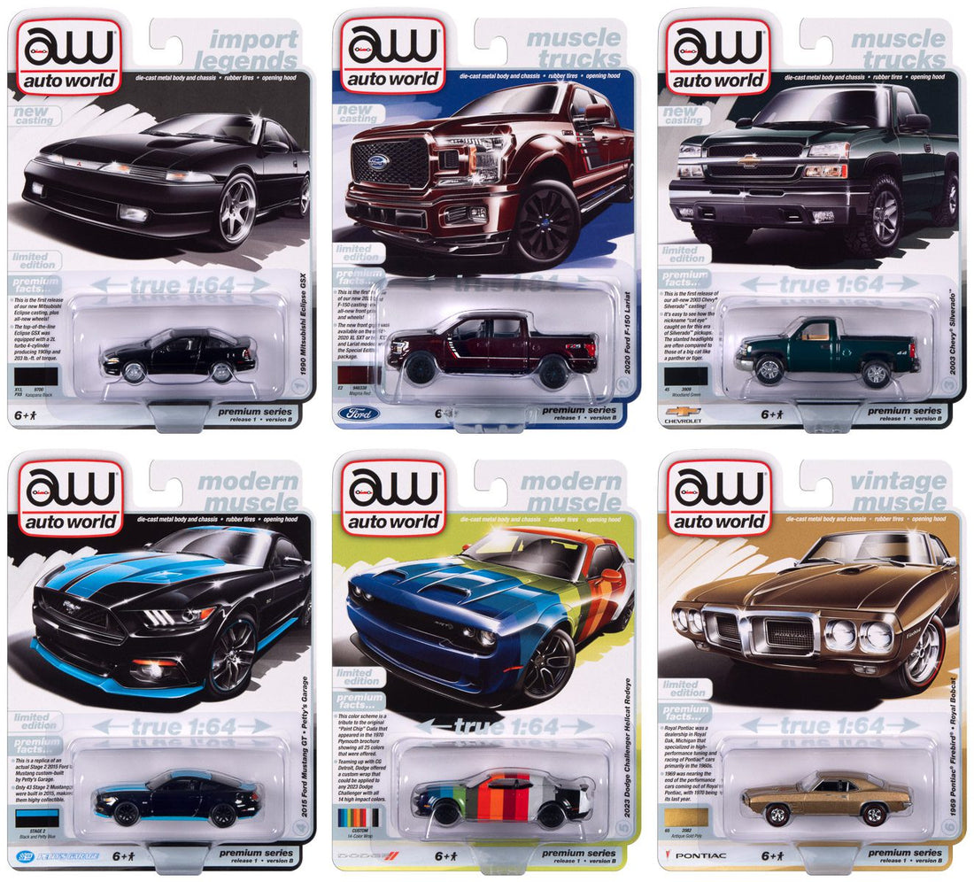 Auto World Premium 2024 Release 1B 1/64 Set