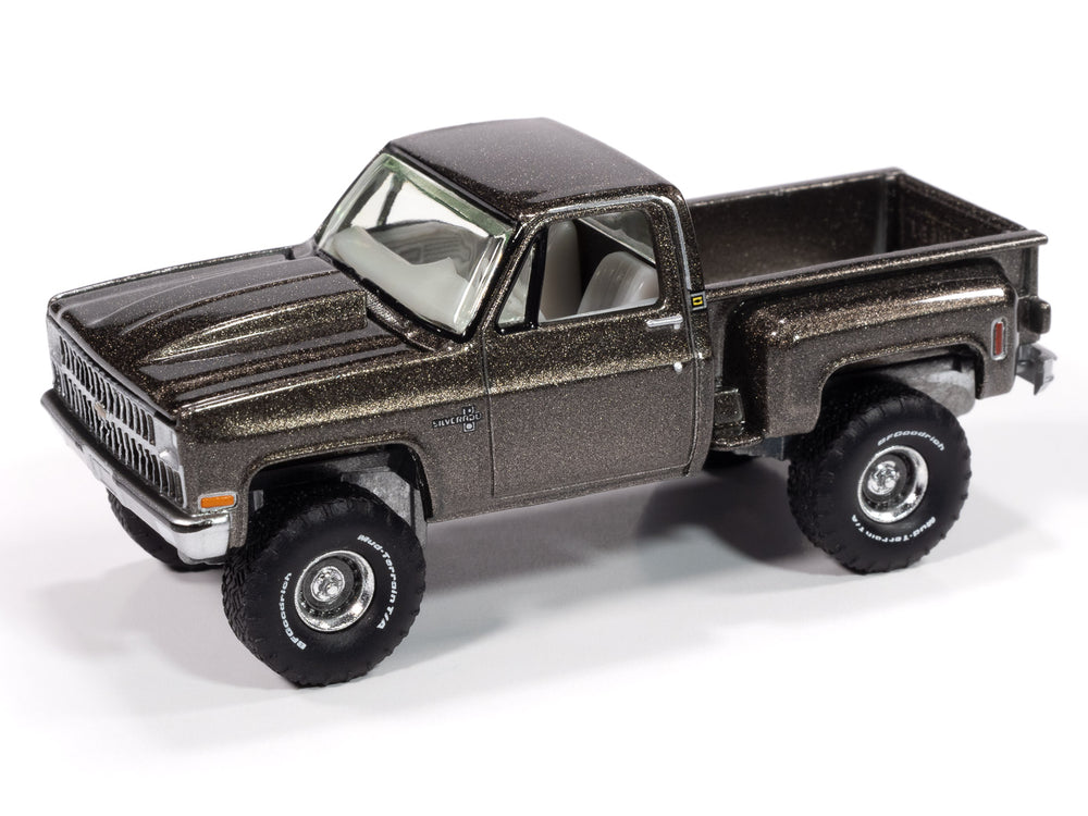 1981 Chevrolet Silverado Stepside 10 4X4 Pickup Truck in Medium Graystone Poly - AWSP179/24B