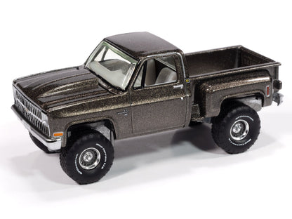 1981 Chevrolet Silverado Stepside 10 4X4 Pickup Truck in Medium Graystone Poly - AWSP179/24B