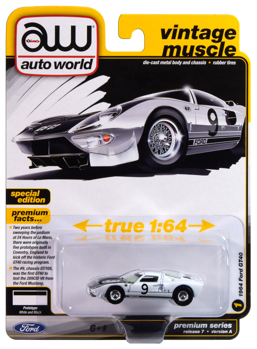 1964 Ford GT40 in Gloss White