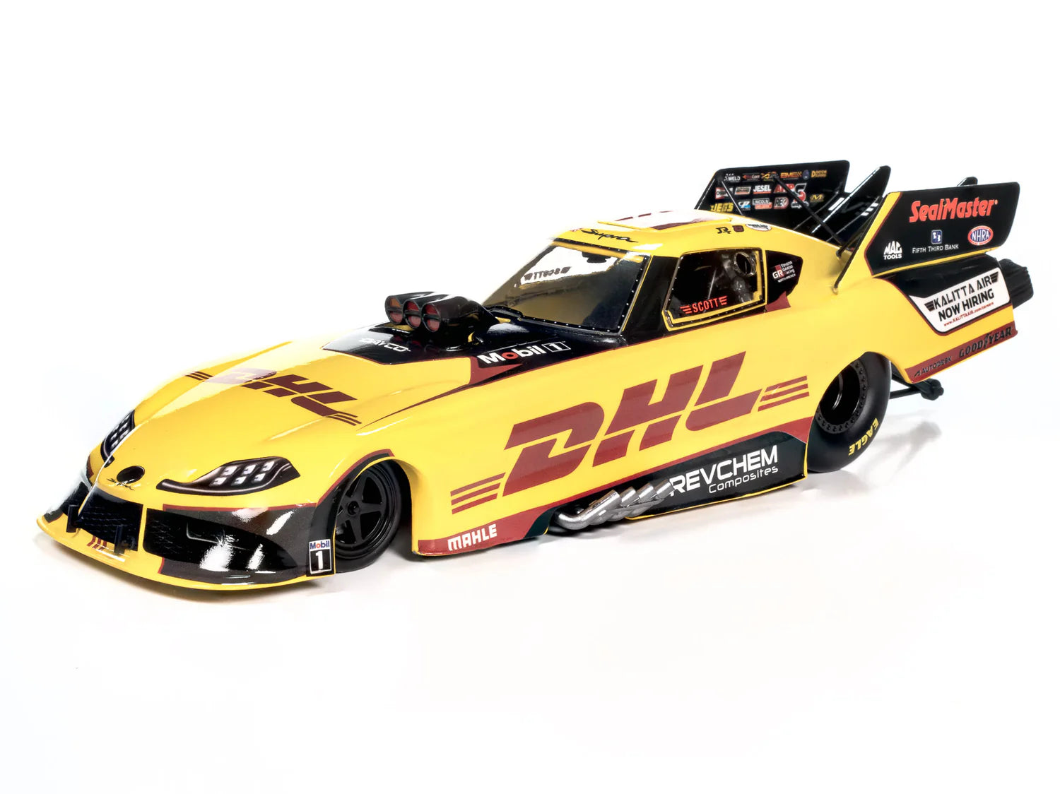 2023 JR Todd DHL Funny Car Toyota Supra 1:24