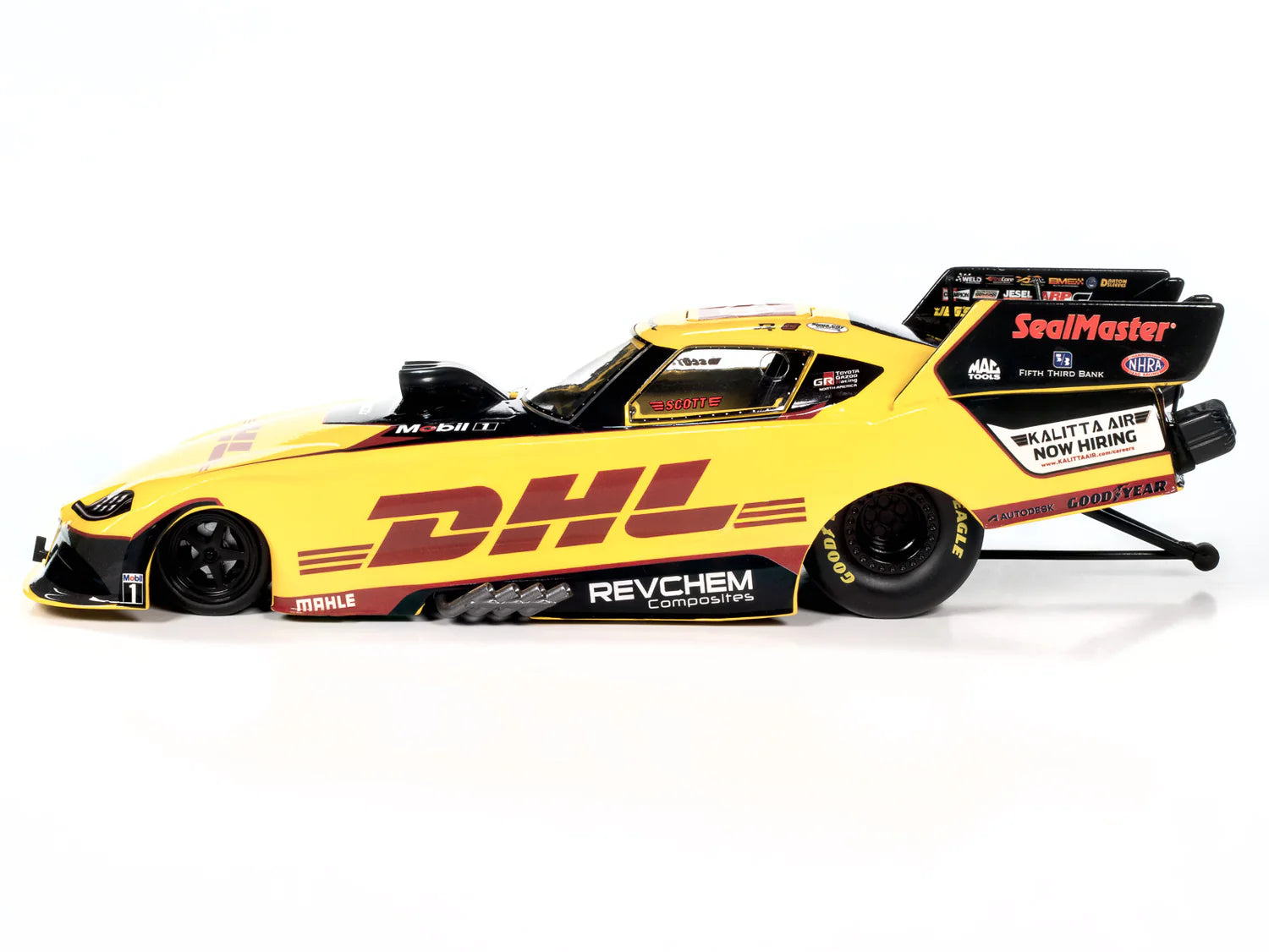 2023 JR Todd DHL Funny Car Toyota Supra 1:24