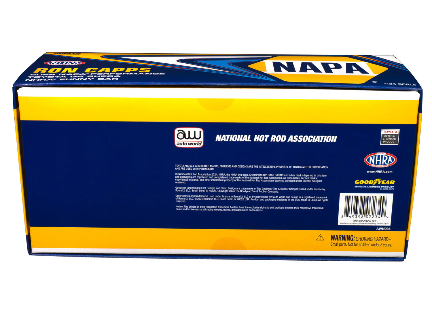 NHRA 2024 Ron Capps NAPA Funny Car Toyota Supra 1:24