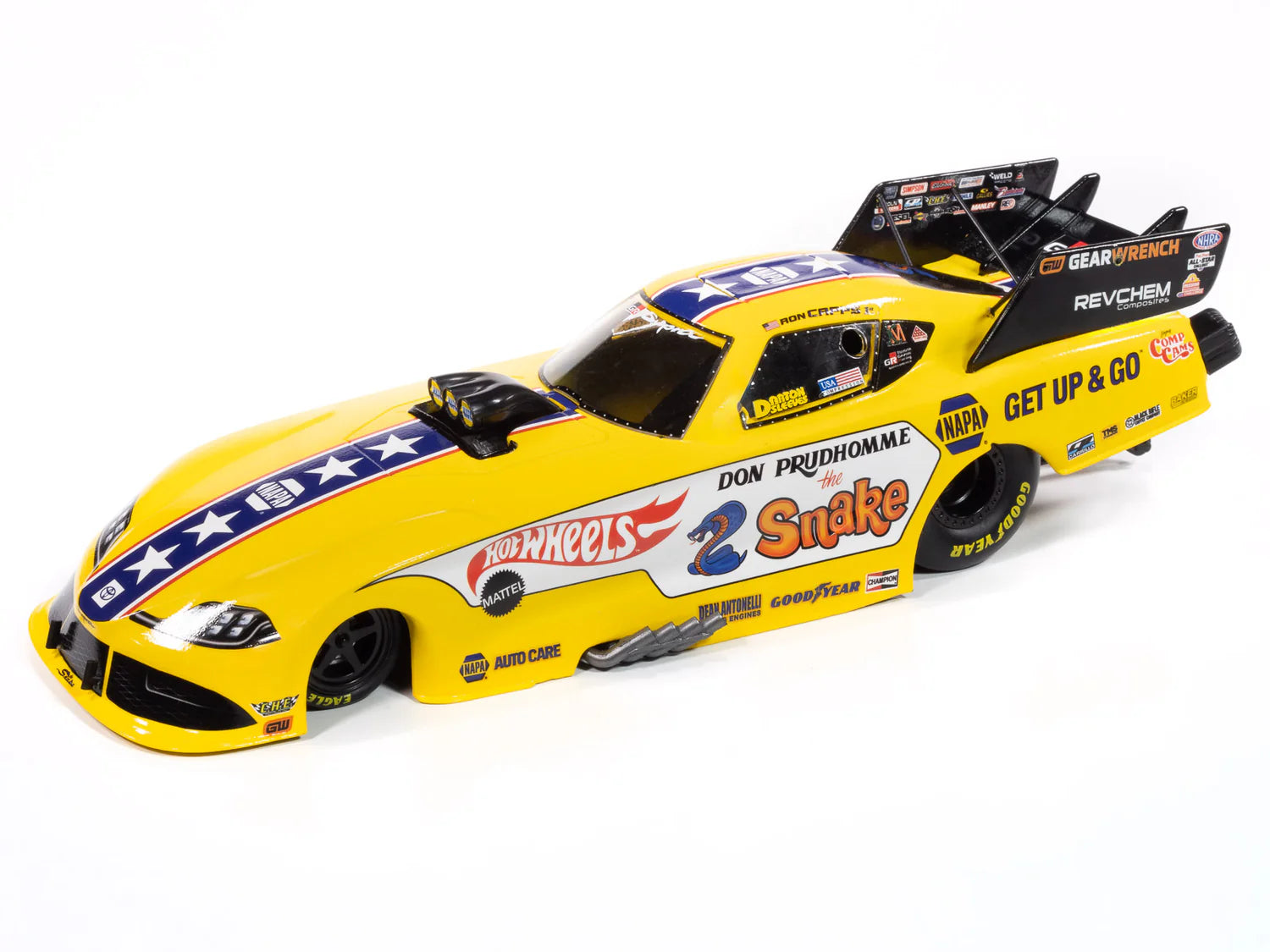 2023 Ron Capps Napa Hot /Wheels/Snake Funny Car Toyota Supra 1:24