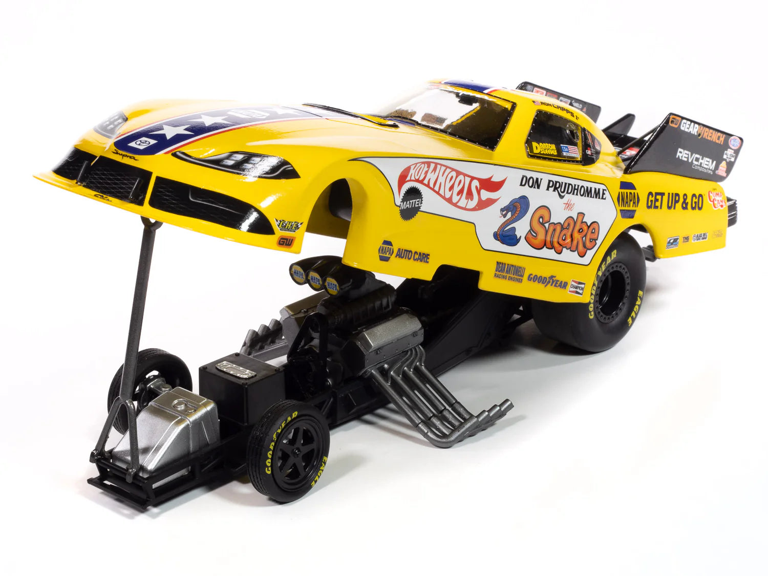 2023 Ron Capps Napa Hot /Wheels/Snake Funny Car Toyota Supra 1:24