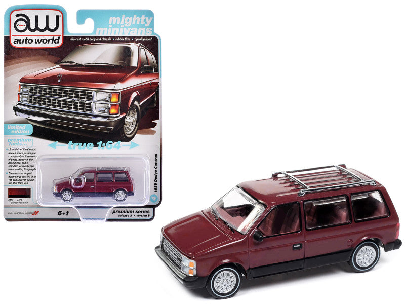 1985 Dodge Caravan - Crimson Red w/Black Lower Sides