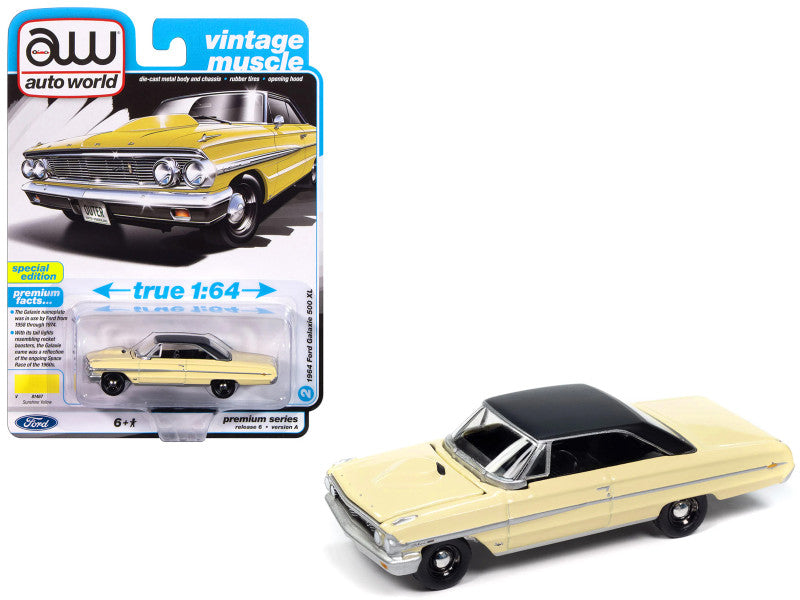 1964 Ford Galaxie 500XL - Sunshine Yellow w/Black Roof