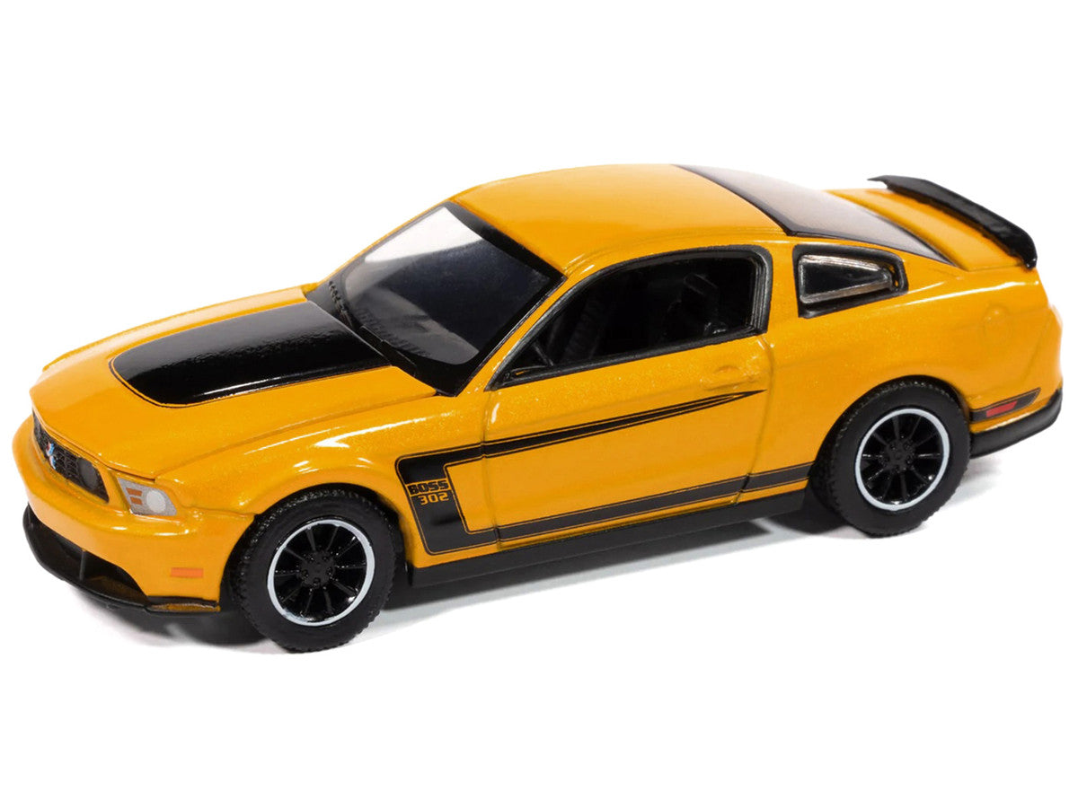 AUTO WORLD-2012 Ford Mustang Boss 302 (Yellow) - AWSP186A