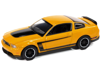 AUTO WORLD-2012 Ford Mustang Boss 302 (Yellow) - AWSP186A