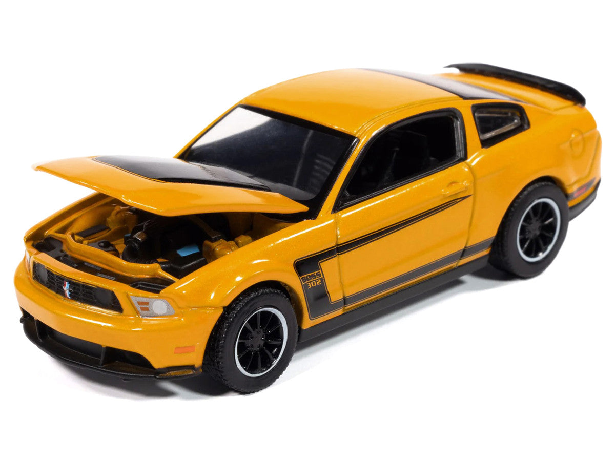 AUTO WORLD-2012 Ford Mustang Boss 302 (Yellow) - AWSP186A
