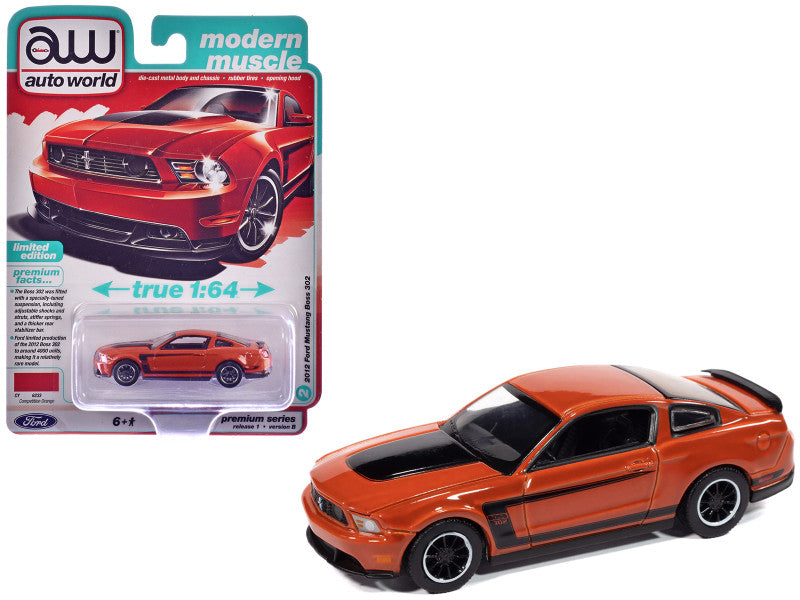AUTO WORLD - 2012 Ford Mustang Boss 302 (Competition Orange)