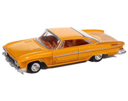 Auto World-1961 Dodge Phoenix Lowrider in Mango Smoothie Metallic with Lowrider Graphics (AWSP195-A)