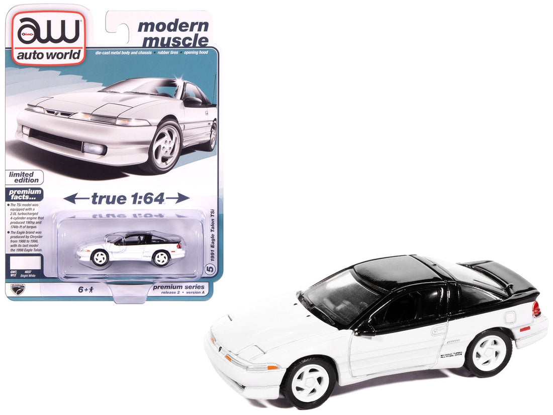 Auto World-1991 Eagle Talon Tsi in Bright White (AWSP196-A)
