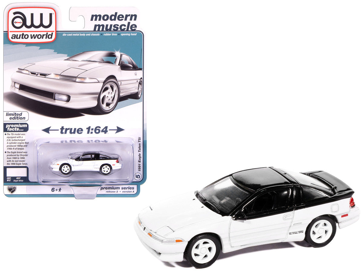 Auto World-1991 Eagle Talon Tsi in Bright White (AWSP196-A)