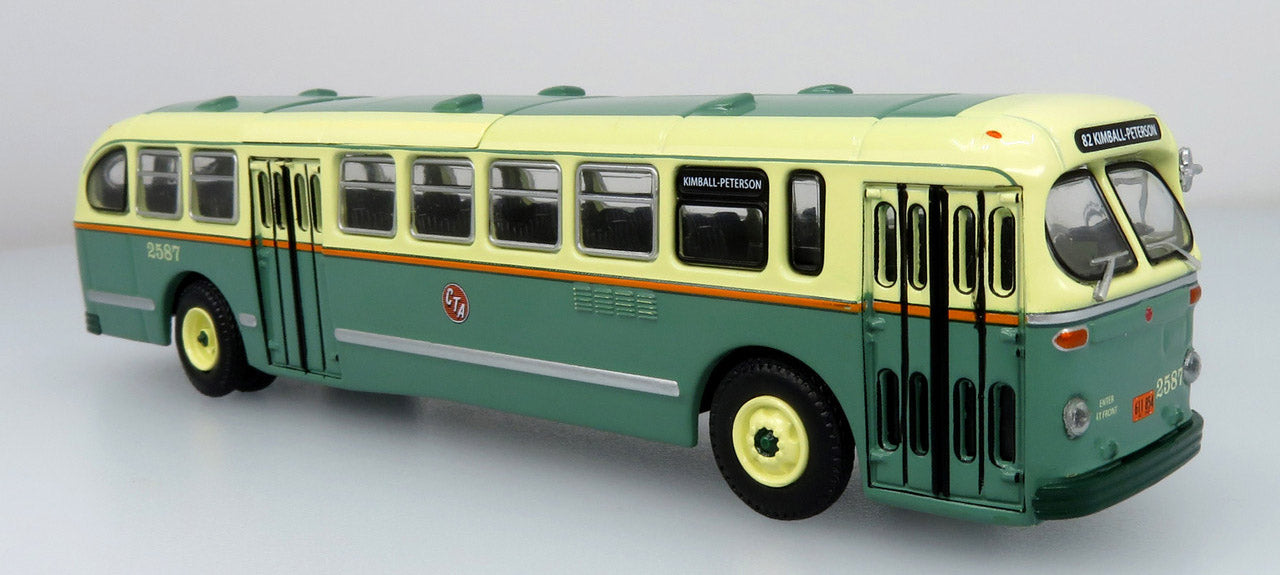 1952 Brill CD-44 Transit Bus Chicago Surface Lines Livery
