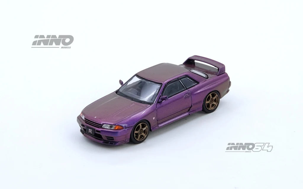 (PRE-ORDER 2026) INNO64 1/64 - Nissan Skyline GT-R (R32) Midnight Purple Australia Special Edition - IN64-R32-MP