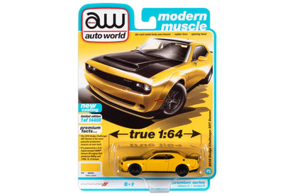2018 Dodge Challenger Demon (Yellow Jacket w/Flat Black Hood, Roof &amp; Trunk Lid)