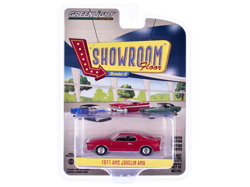1971 AMC Javelin AMX Matador Red with White Hood Stripe