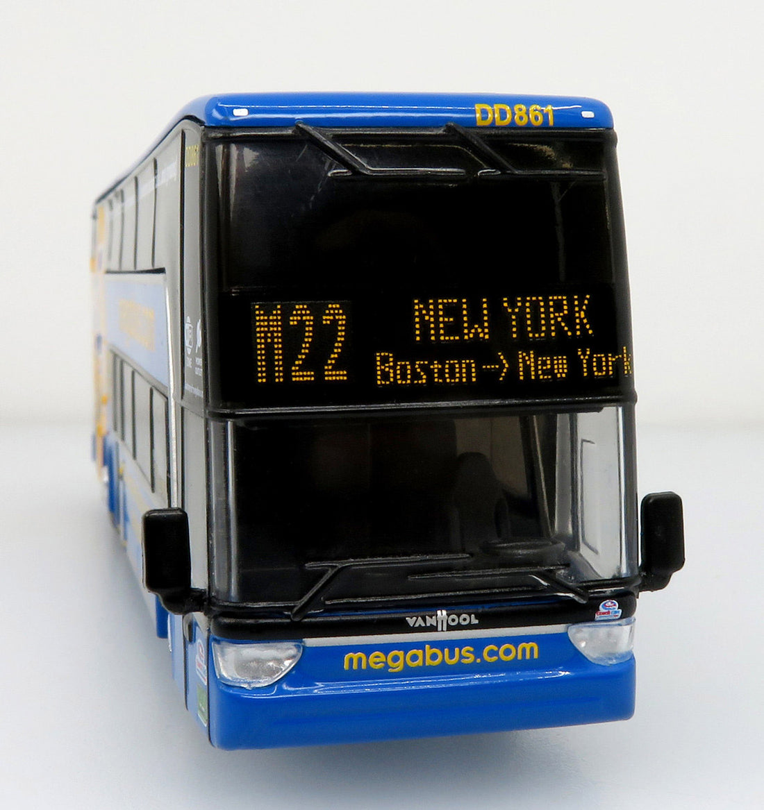 Vanhool TDX Coach Double Decker Bus-Mega Bus-Coach USA New York City