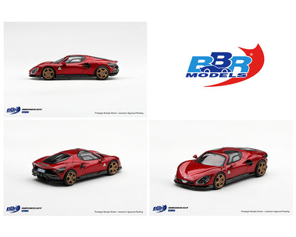 (PRE-ORDER 2027) BBR Models 1:64 Alfa Romeo 33 Stradale – Rosso Villa d’Este – BBRDIE6427