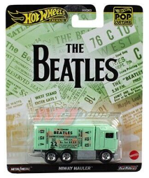 Hot Wheels Premium 2024 Pop Culture, The Beatles Highway Hauler Tour Bus Green (HVJ45)