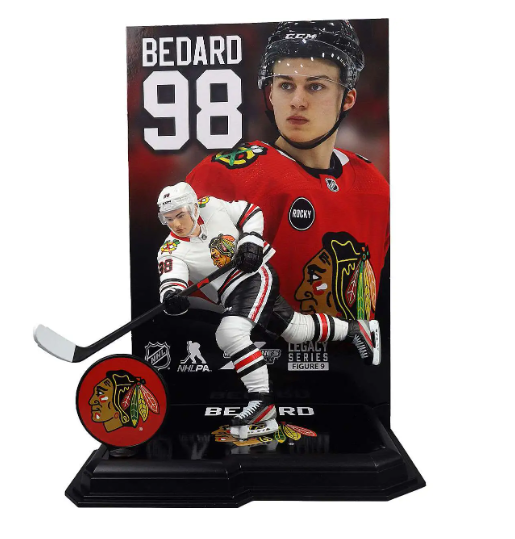 CONNOR BEDARD (CHICAGO BLACKHAWKS) NHL 7IN POSED FIGURE MCFARLANE&
