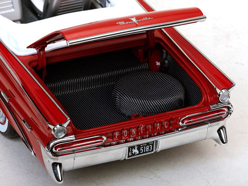 1959 Pontiac Bonneville Open Convertible-Couleur (Mandalay Red)