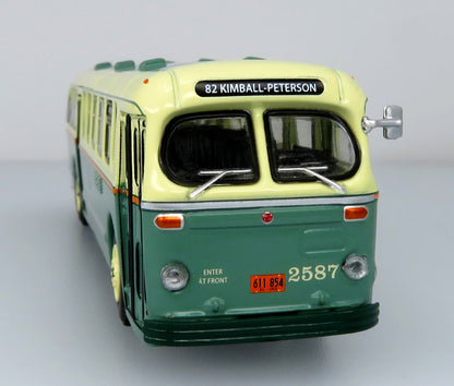 1952 Brill CD-44 Transit Bus Chicago Surface Lines Livery
