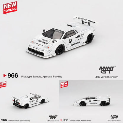 ミニカー MINI GT Lamborghini Countach LB-WORKS Mini GT 1:64 LB-Silhouette WORKS Lamborghini Aventador GT