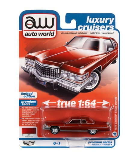 1975 Cadillac Coupe DeVille, (Color Firethorn Poly)