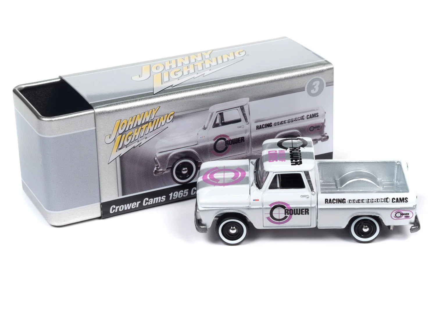 1965 Chevy Truck (White &amp; Silver w/ Crower Racing Cams Graphics)