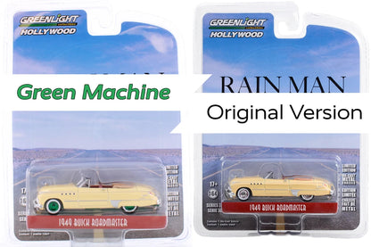 CHASE CAR – GreenLight 1:64 Rain Man (1988) – Buick Roadmaster Convertible 1949 – Green Machine – GL44960-C-CHASE