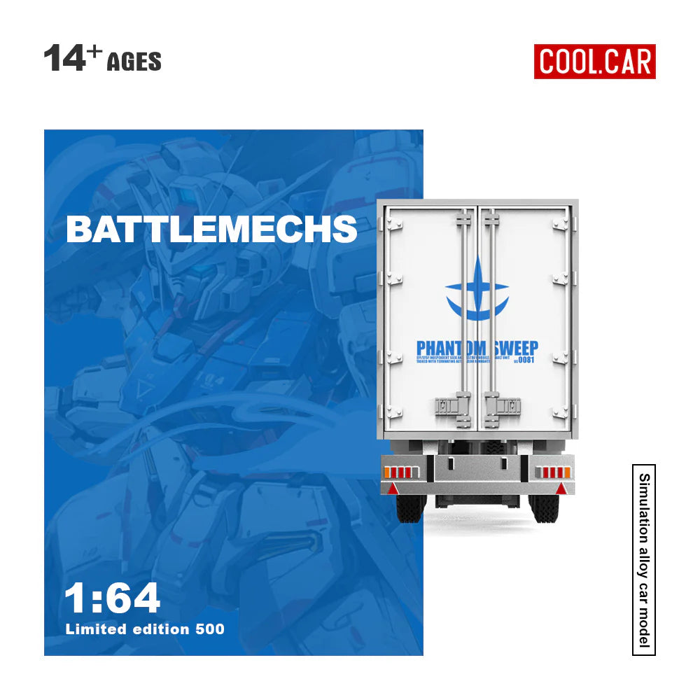 CoolCar 1/64 - Scania Container Truck RX-78 Mecha Livery - CC644021