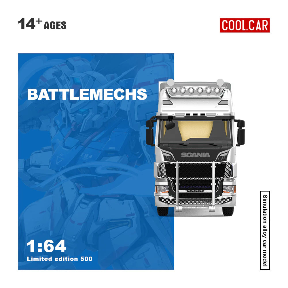 CoolCar 1/64 - Scania Container Truck RX-78 Mecha Livery - CC644021