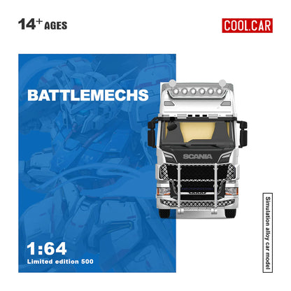 CoolCar 1/64 - Scania Container Truck RX-78 Mecha Livery - CC644021