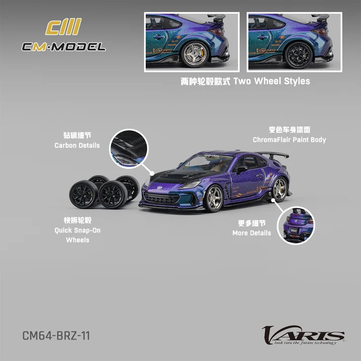 CM Model 1:64 Subaru BRZ Varis – ChromaFlair – CM64-BRZ-11