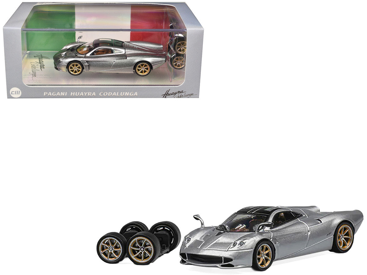 CM MODEL-Pagani Codalunga (Metallic Silver)  CM64-CODALUNGA-03