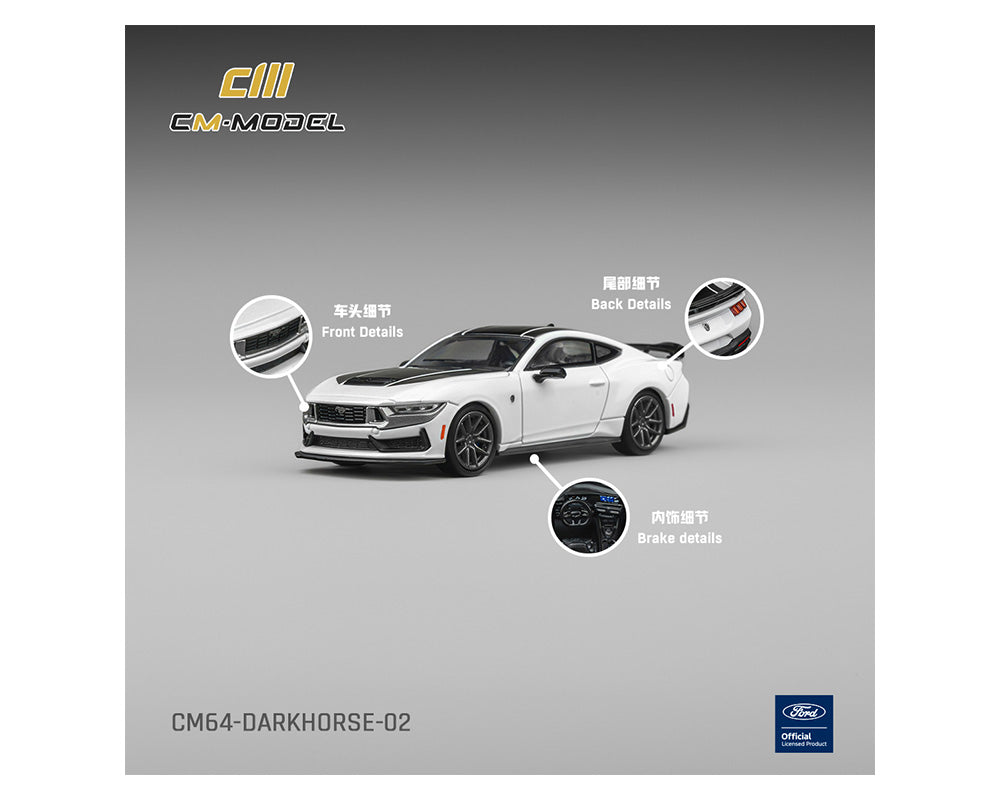 (PRE-ORDER 2026) CM Model 1:64 Ford Mustang Dark Horse – Limited Edition (CM64-DARKHORSE-02)