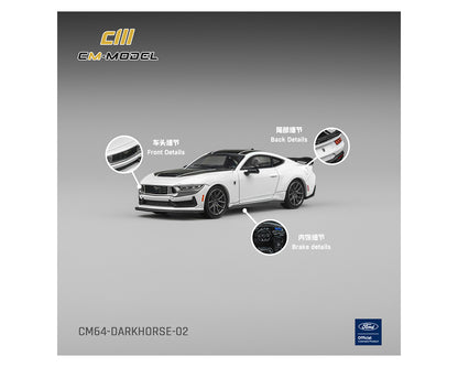 (PRE-ORDER 2026) CM Model 1:64 Ford Mustang Dark Horse – Limited Edition (CM64-DARKHORSE-02)