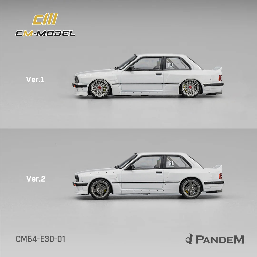 CM Model BMW M3 E30 Pandem Blanc Nacré 1:64 CM64-E30-01