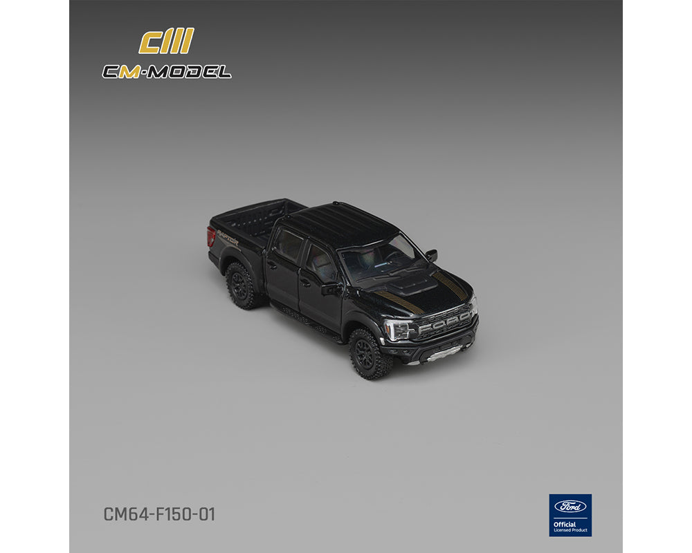 (PRE-ORDER 2026/2027) CM Model 1:64 Ford F-150 Raptor – Agate Black – Mijo Exclusives Limited Edition CM64-F150-01MJ