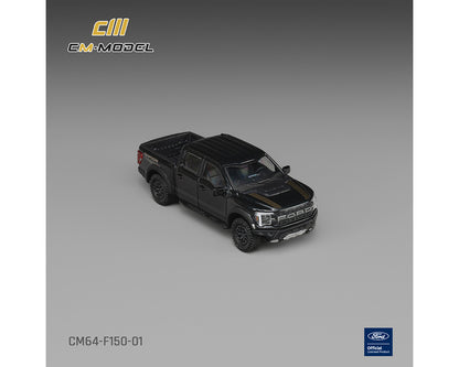(PRE-ORDER 2026/2027) CM Model 1:64 Ford F-150 Raptor – Agate Black – Mijo Exclusives Limited Edition CM64-F150-01MJ