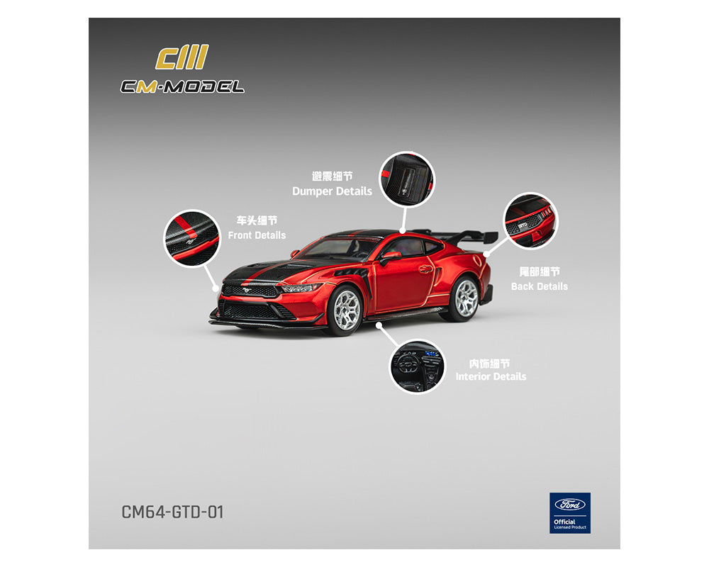 (PRE-ORDER 2026) CM Model 1:64 Ford Mustang GTD – Limited Edition (CM64-GTD-01)