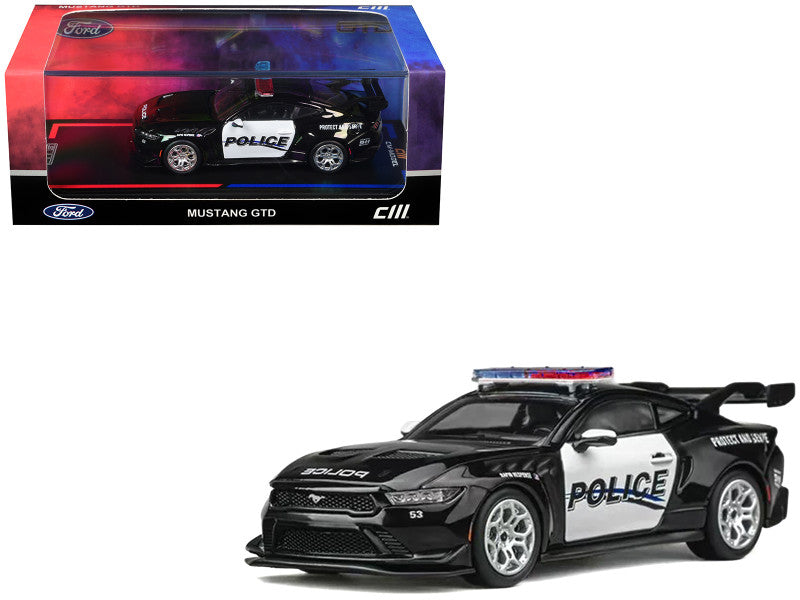 CM Model 1/64- Ford Mustang GTD Police Car CM64-GTD-PD02