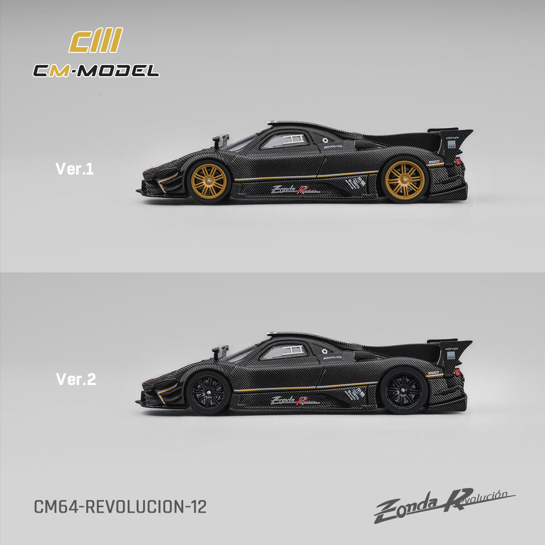 CM Model Pagani Zonda Revolución Dry Carbon 1:64 CM64-Revolucion-12